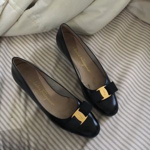 Black ferragamo’s great condition. Vintage
